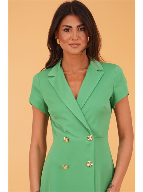 Abito in crepe GM by Gai Mattiolo | GM3741VERDE